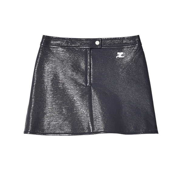 Courrèges - Women's Vinyl Reedition Skirt - (Grey)