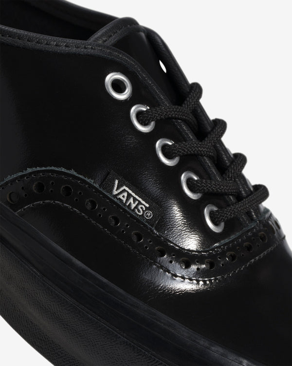Vans - Men's Authentic Leather Brogue - (Gloss Black)