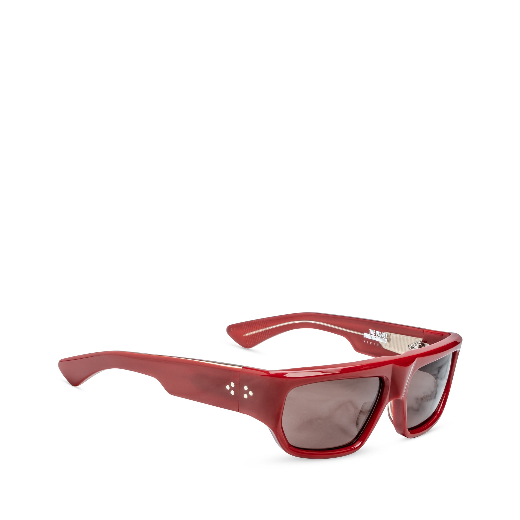 Red Frame Sunglasses, Velvet Sunglasses