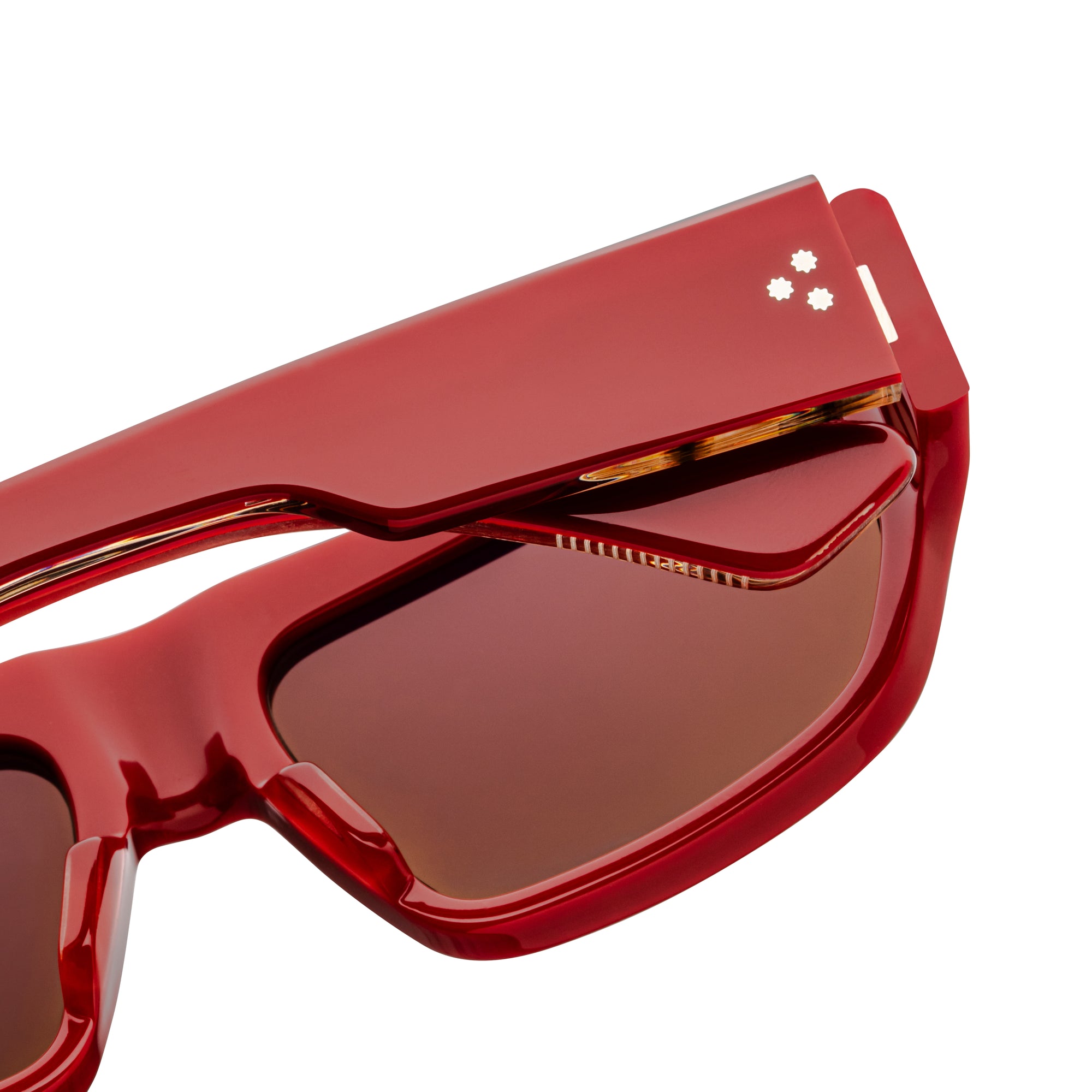 Red Frame Sunglasses, Velvet Sunglasses