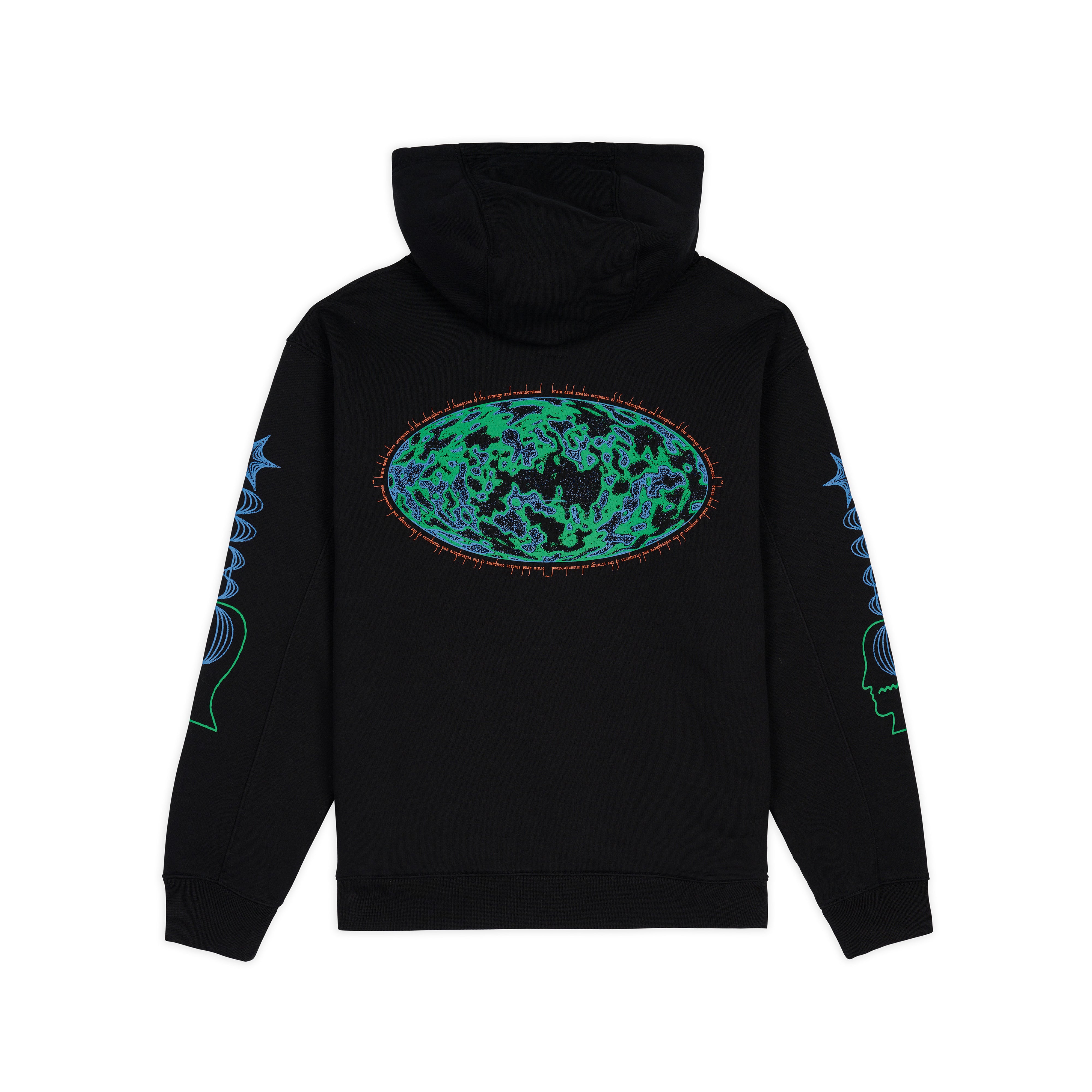 Octopus embroidered logo online hoodie