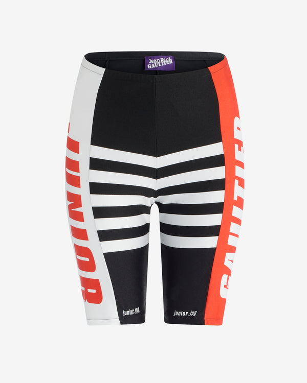 Jean Paul Gaultier - Women's Stretch Jersey Cyclist Short - (Black/Red)