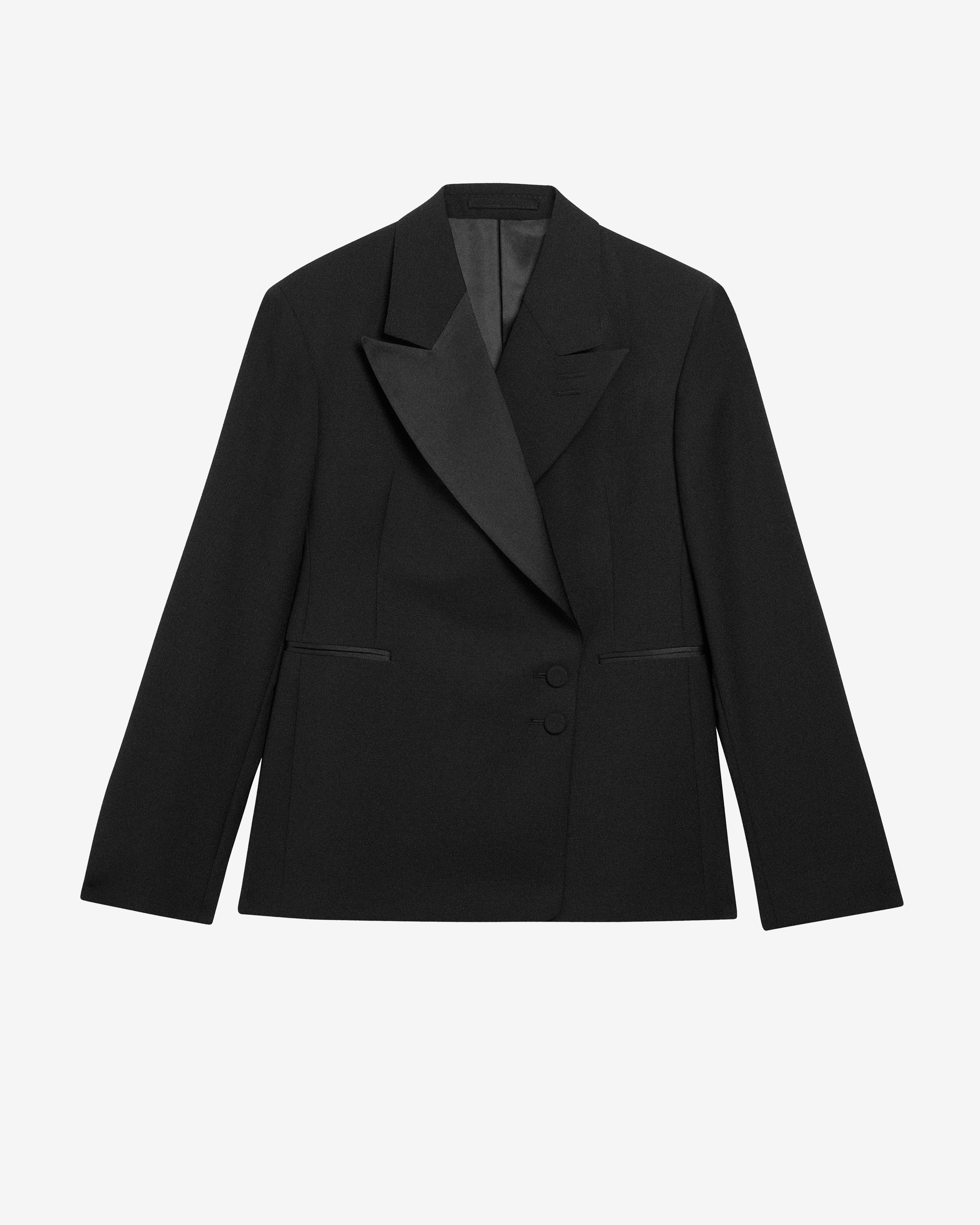 Wales Bonner: Women's Gallery Tuxedo Jacket (Black) | DSMNY E-SHOP