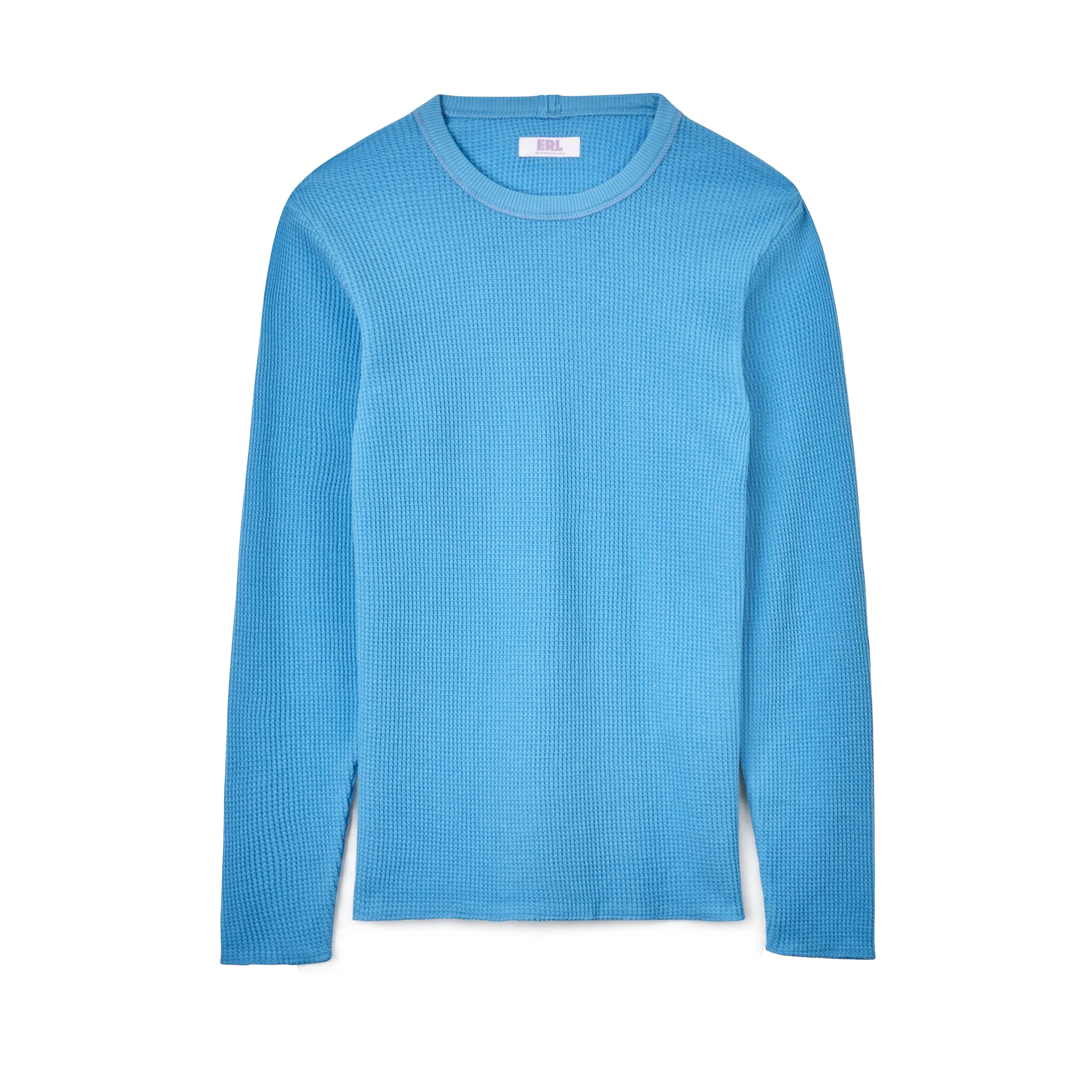 ERL - Men's Waffle Long Sleeve Jersey - (Blue)