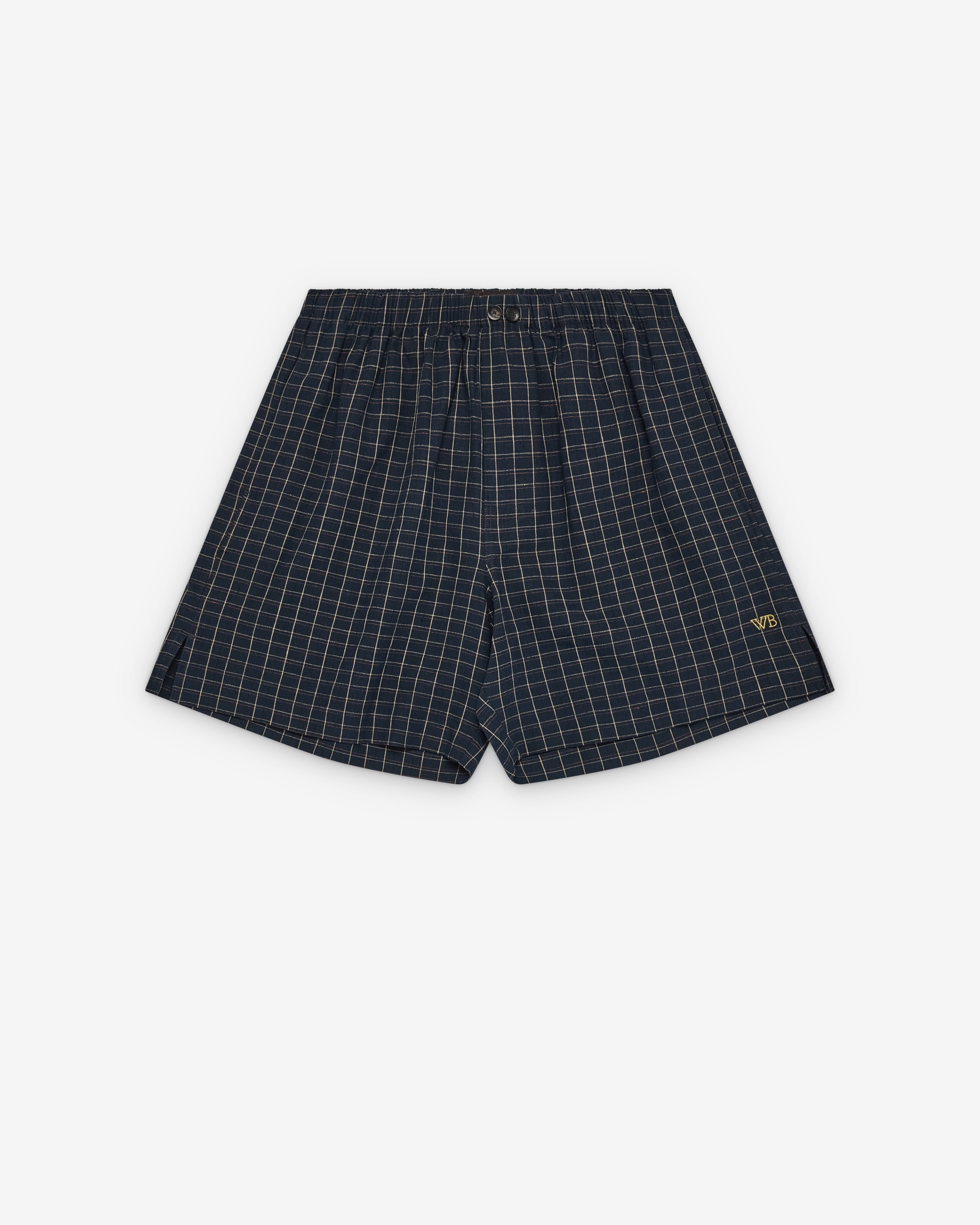Wales Bonner: Men's Sunday Short (Navy) | DSMNY E-SHOP