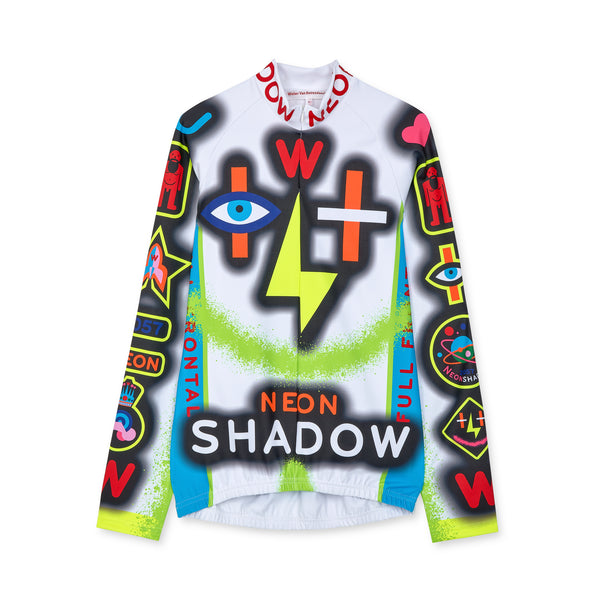 Walter Van Beirendonck - Men's Neon Shadow Bike Top - (White)