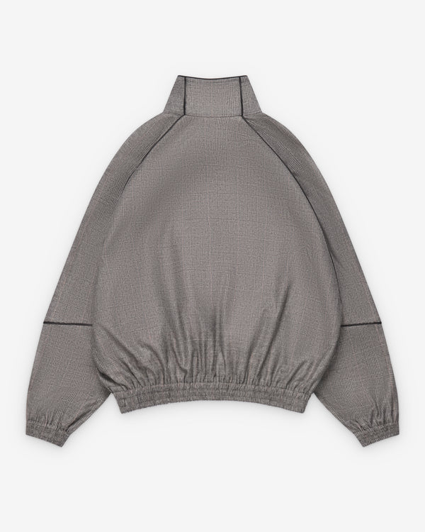 Willy Chavarria - Men's Ruff Rider Track Jacket - (Brown/Grey)