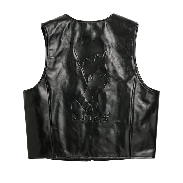 Denim Tears - Our Legacy Men's Leather Vest - (Black)