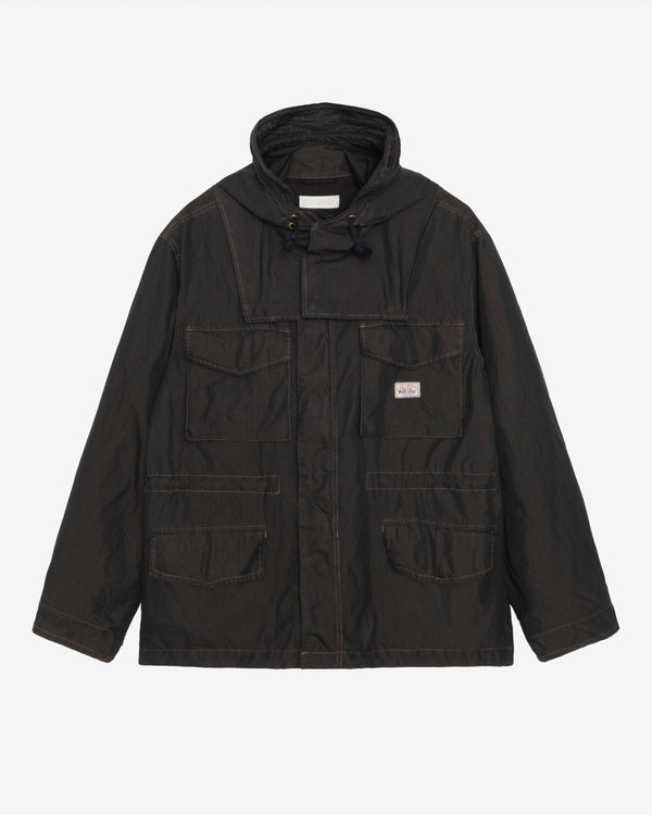 Stüssy - Our Legacy Work Shop  Men's Raglan Car Coat - (Soot Black Solaro)