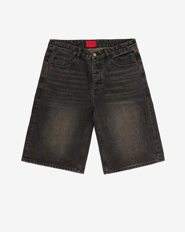 Fugazi - Men's Good Denim Shorts - (Washed Black)