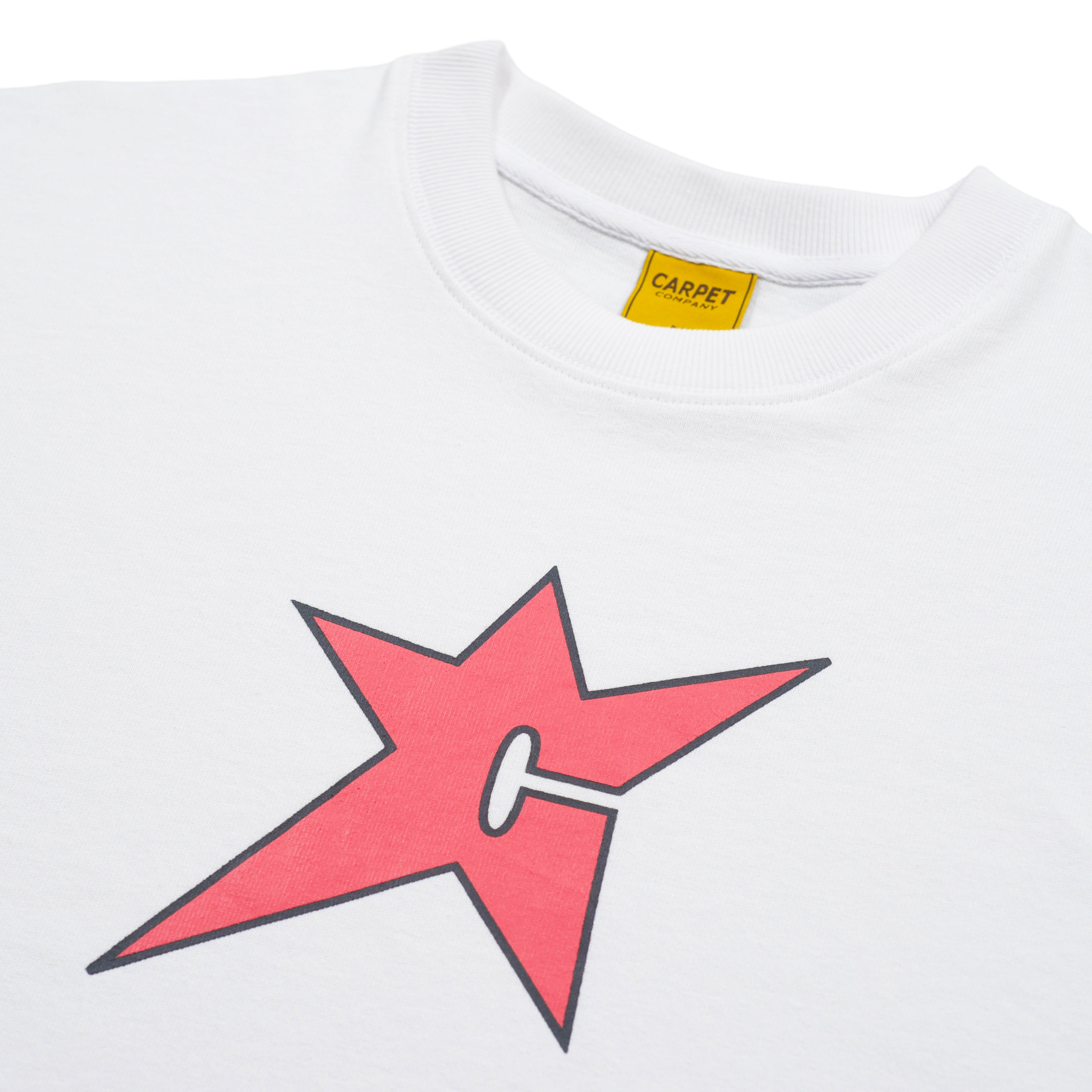 Carpet - C-Star Logo Tee - (White) – DSMNY E-SHOP