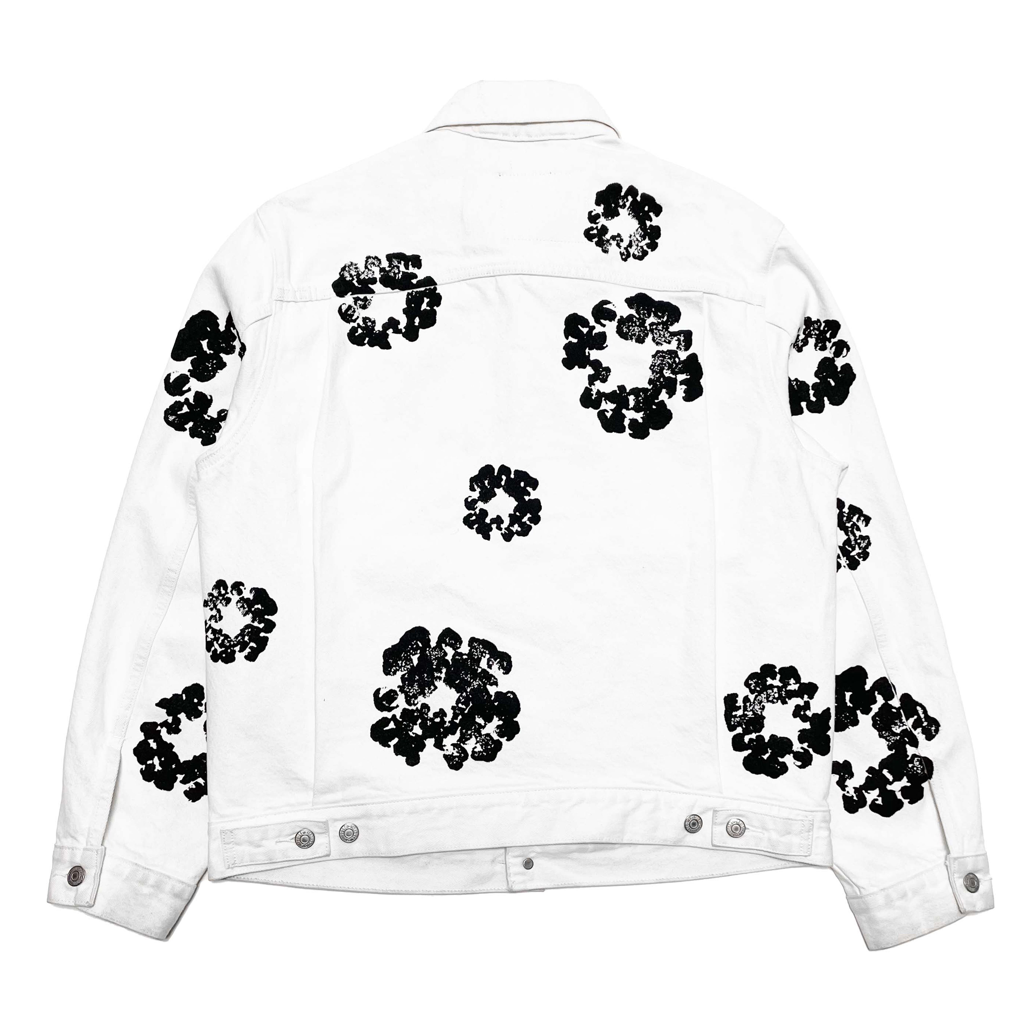 Denim Tears - Type-2 All Over Wreath Jacket - (White)