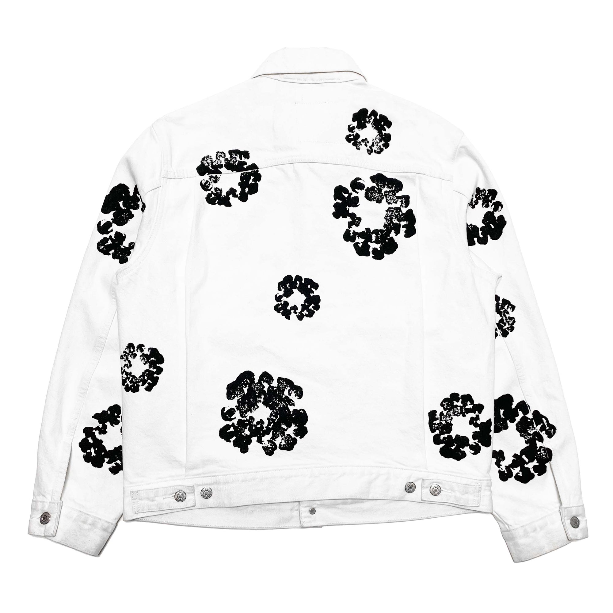 Denim Tears - Type-2 All Over Wreath Jacket - (White) view 2