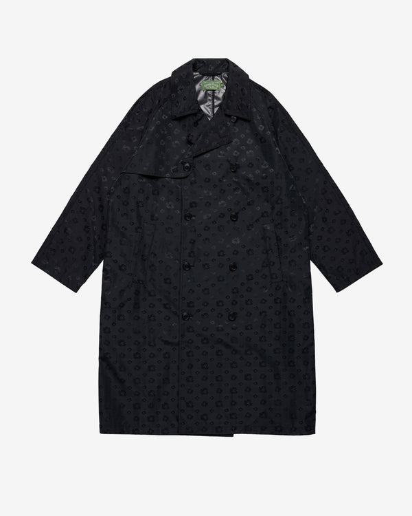 Denim Tears - Men's ALT Wreath Monogram Trench Coat - (Black)