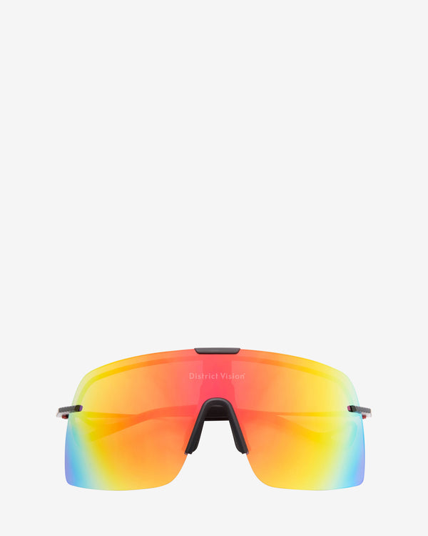 District Vision - Yusuke Alpine Blade TI Sunglasses - (Graphite/D+ Solar Mirror)