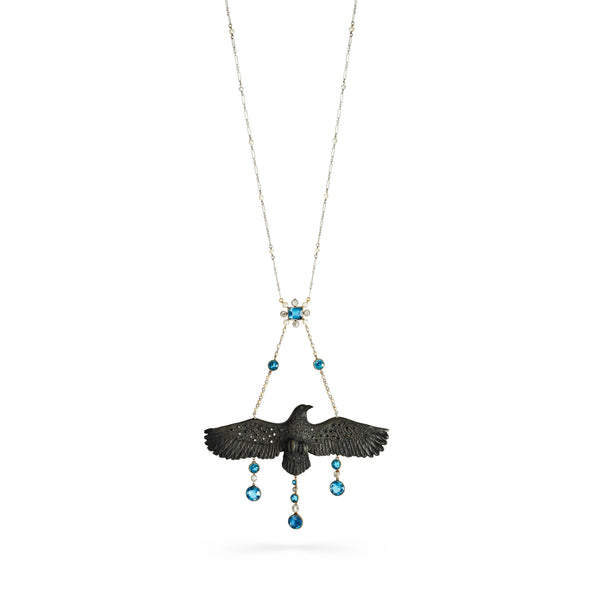 NVW - Women's A Lick of Night Necklace - (Platinum)