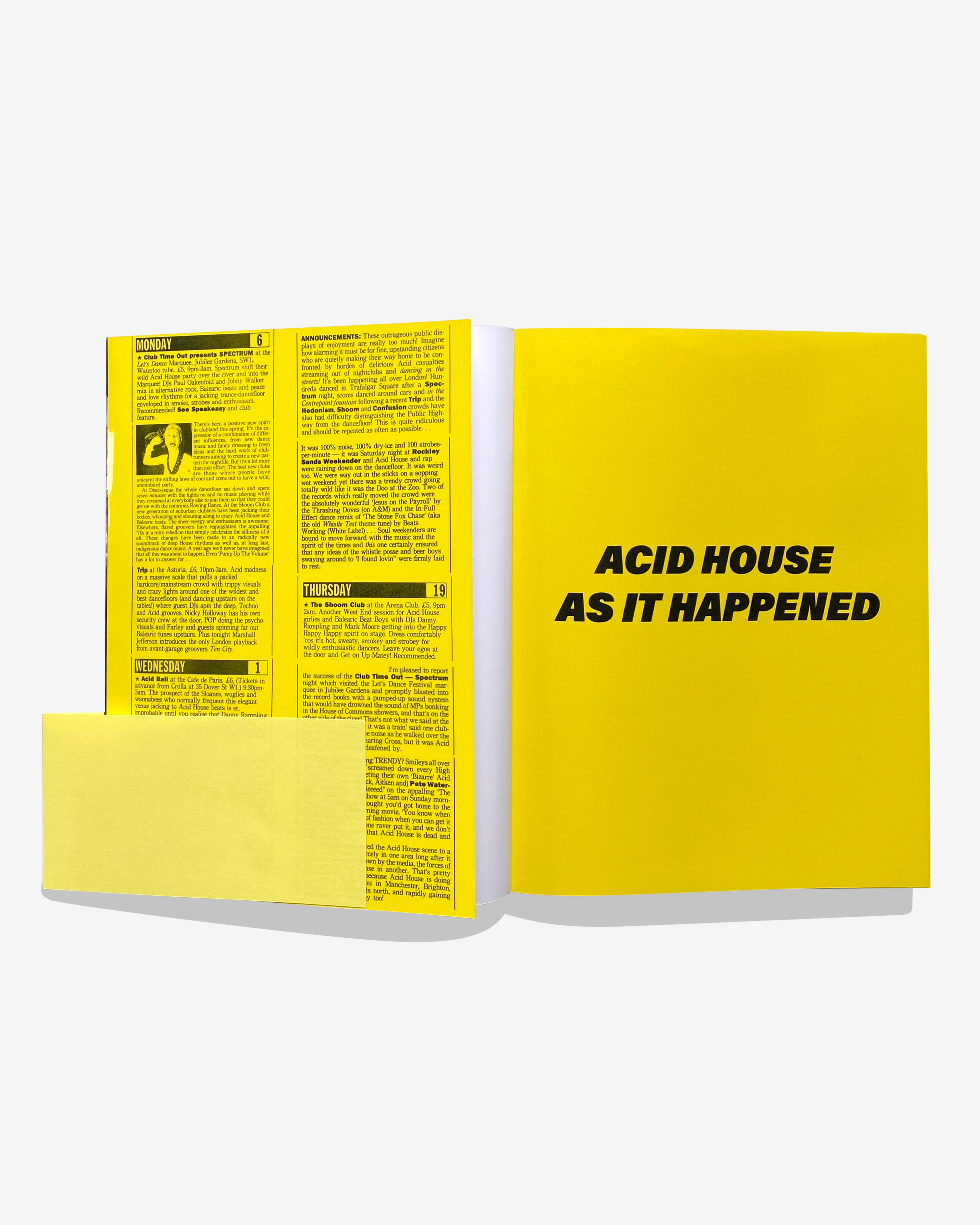 Idea: Dave Swindells Acid House As It Happened (Re)Edition | DSMNY