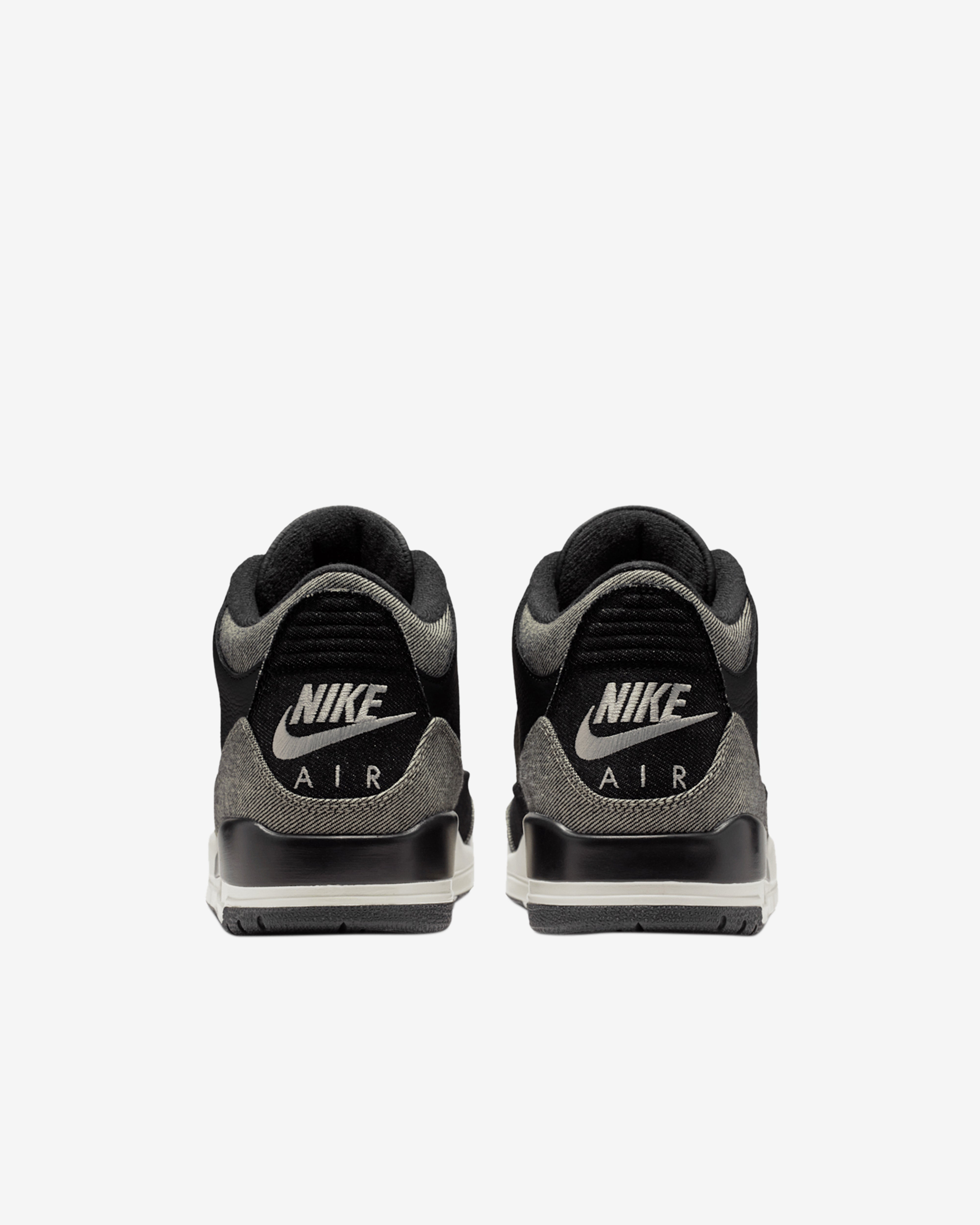 Nike: Levi's Men's Air Jordan 3 Sneakers (Denim/Black/Gym Red