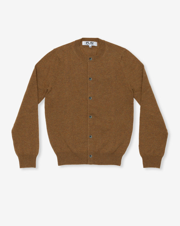 Play Comme des Garçons - Ladies' Cardigan - (Camel)