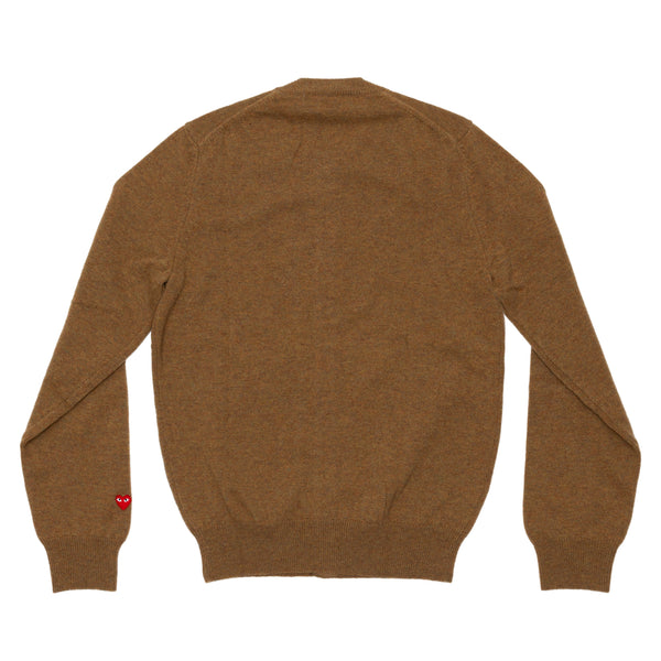 Play Comme des Garçons - Ladies' Cardigan - (Camel)
