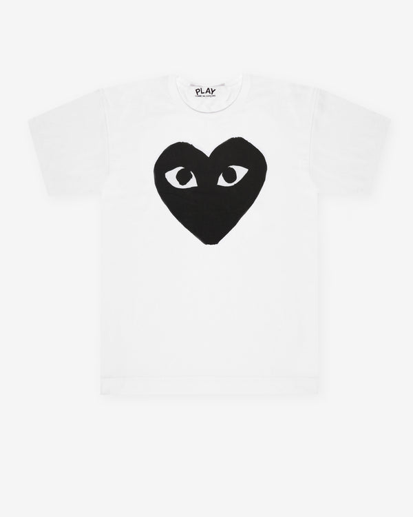 Play Comme des Garçons - Black T-Shirt - (White)