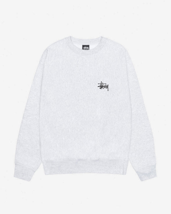 Stussy - Men's Basic Stussy Crew - (Ash Heather)