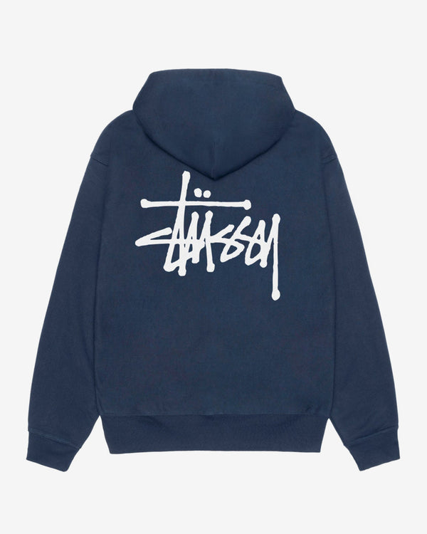 Stussy - Men's Basic Stussy Zip Hood - (Navy)