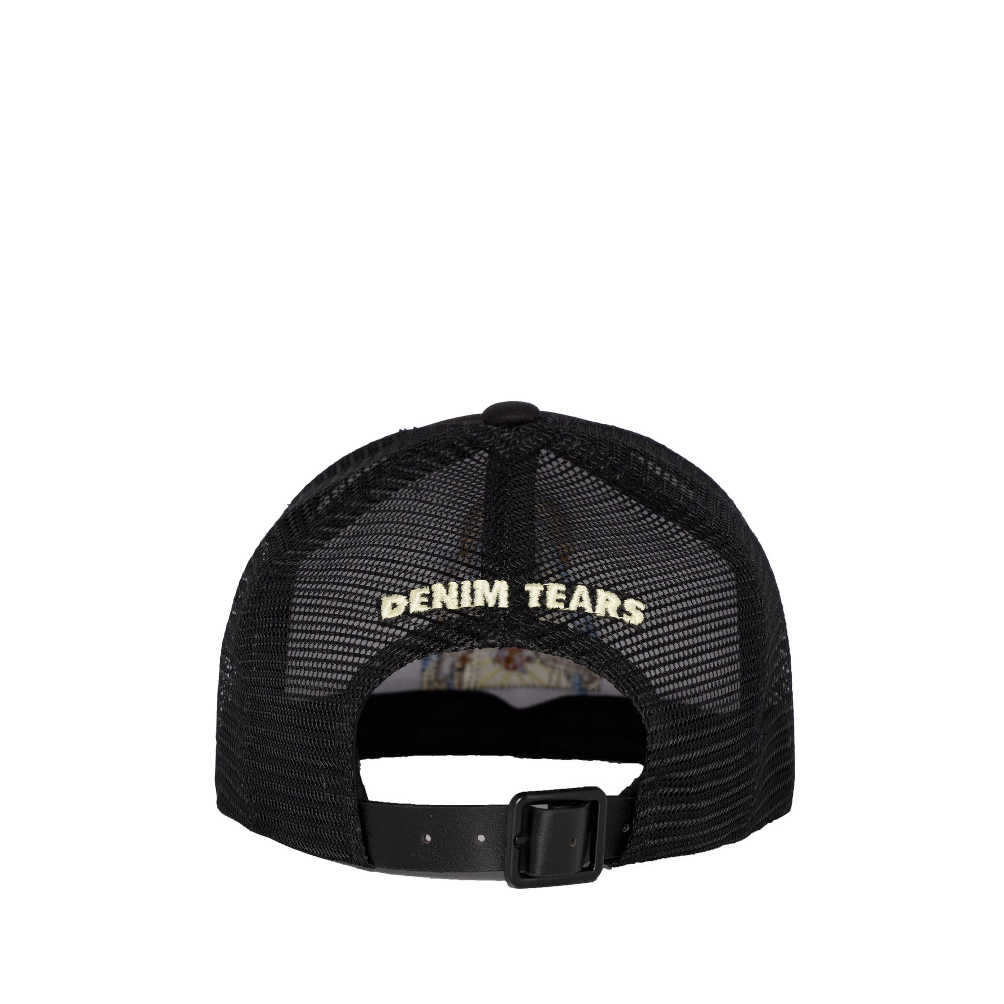 Denim Tears - Men's Black Madonna Trucker Hat - (Black) view 2