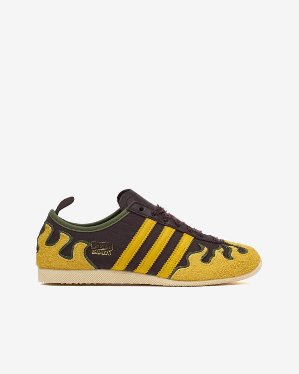 Adidas - Men's Brain Dead Japan Lo Sneakers - (Brown/Yellow)