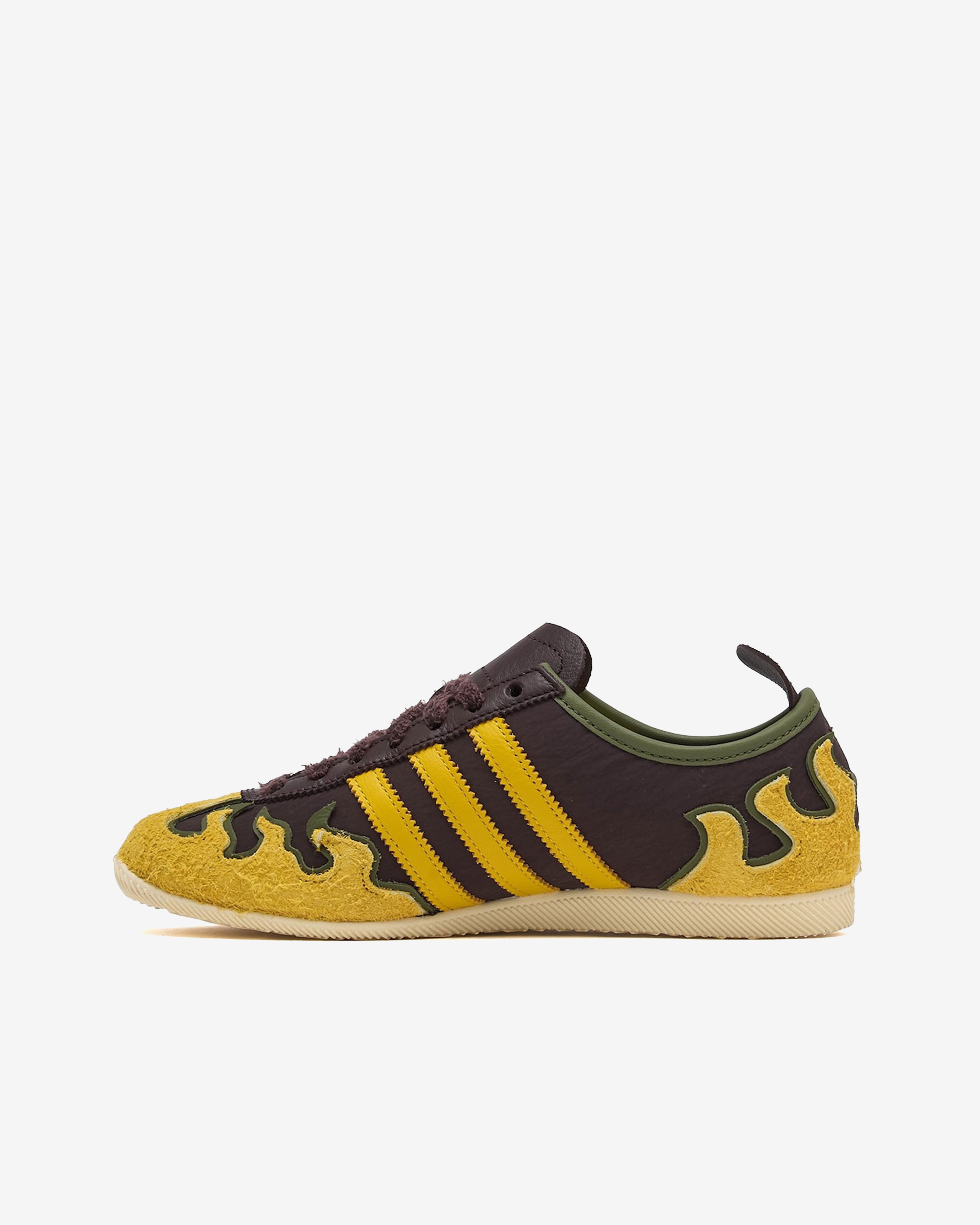Adidas: Men's Brain Dead Japan Lo Sneakers (Brown/Yellow) | DSMNY