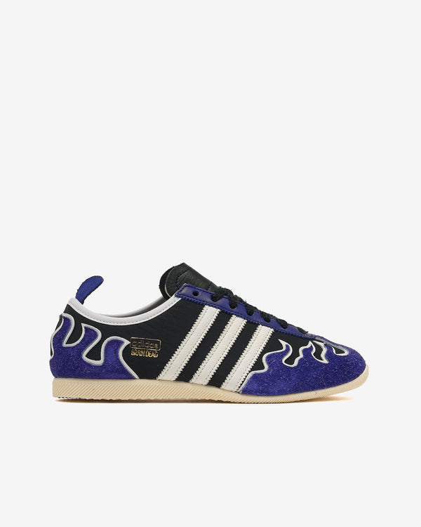 Brain Dead - Men's Adidas Japan Lo Sneakers - (Black/Blue)