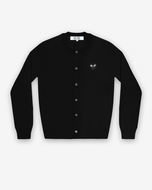 Play Comme des Garçons - Black Cardigan - (Black)