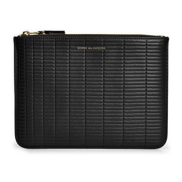 CDG Wallet - Brick Wallet Zip Pouch - (Black SA5100BK)