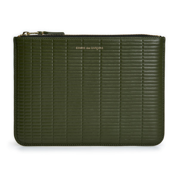 CDG Wallet - Brick Wallet Zip Pouch - (Khaki SA5100BK)