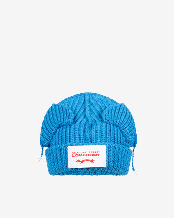 Charles Jeffrey - Men's Chunky Ears Beanie - (Blue)