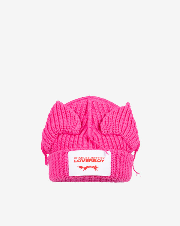 Charles Jeffrey - Men's Chunky Ears Beanie - (Pink)