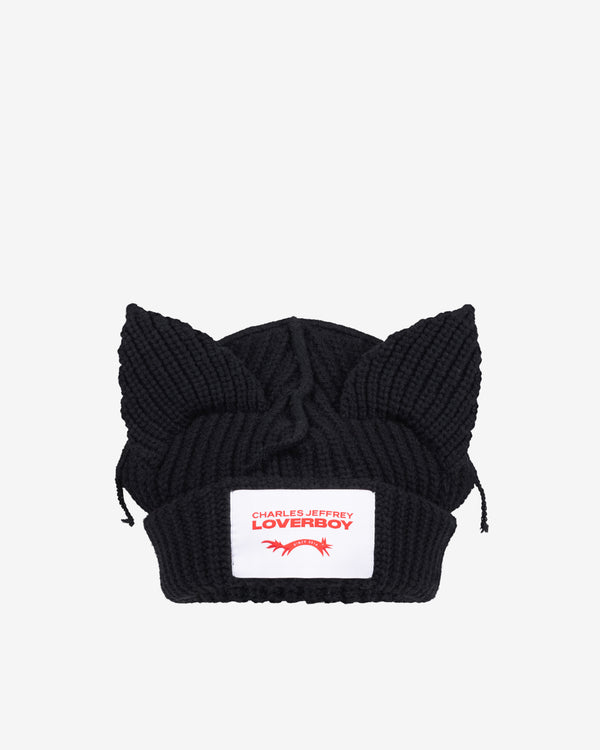 Charles Jeffrey - Men's Chunky Ears Beanie - (Black)