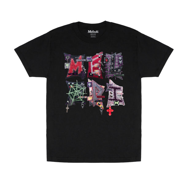 Melodi - Charm Tee - (Black)