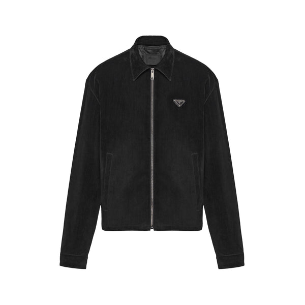 Prada - Men's Velvet Blouson Jacket - (Black)