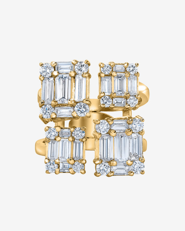 Mindi Mond - Women's Clarity Quad Ring - (Yellow Gold)