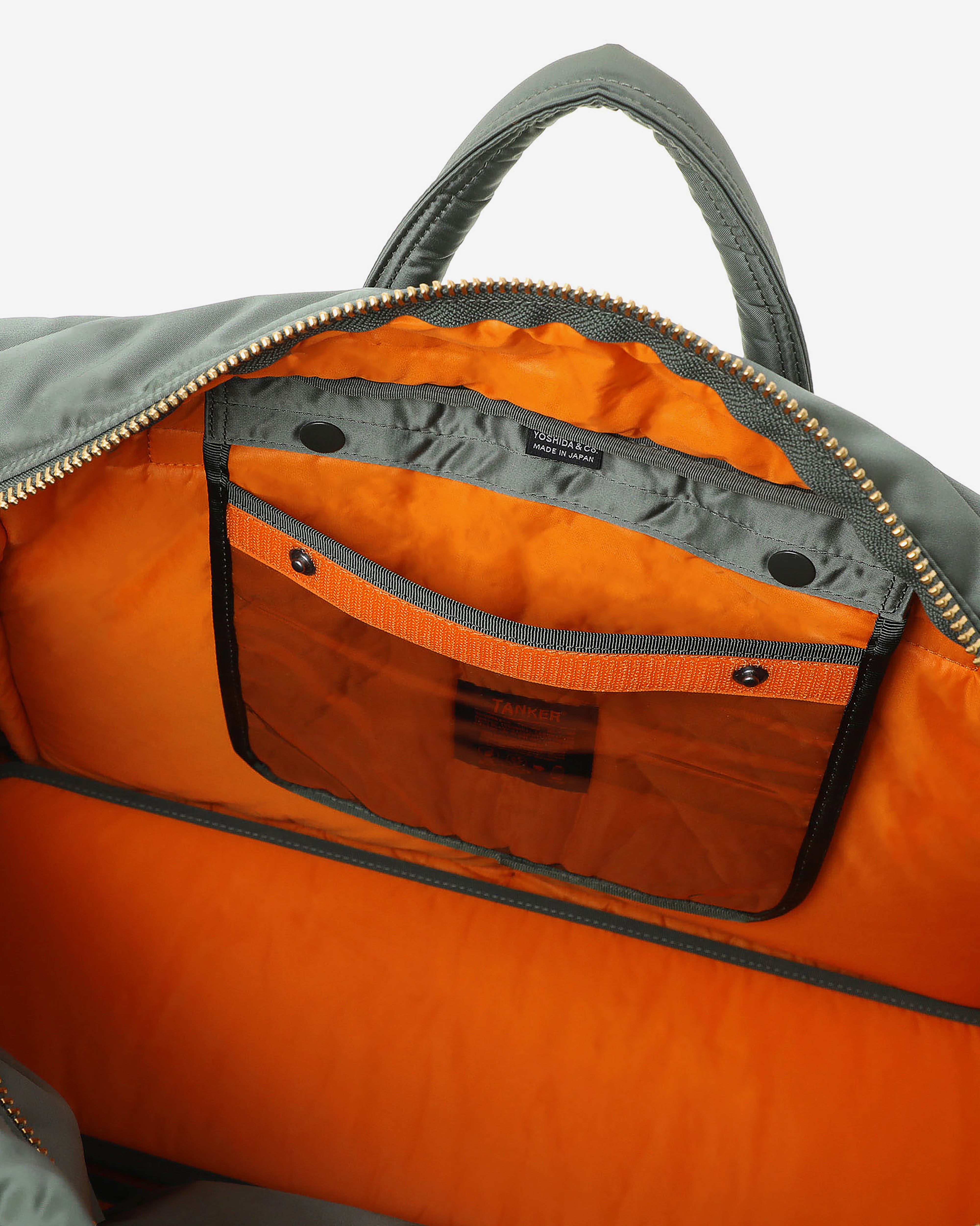Porter Yoshida & Co.: Men's Tanker Duffle Bag (Green) | DSMNY E-SHOP