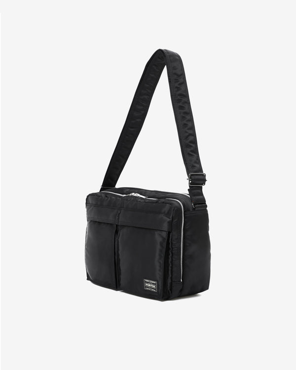 Porter Yoshida & Co. - Men's Tanker Sling Bag w Zip (L) - (Black)