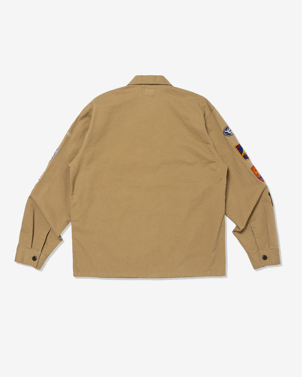 Human Made - Men's Patched Military Shirt - (Beige)