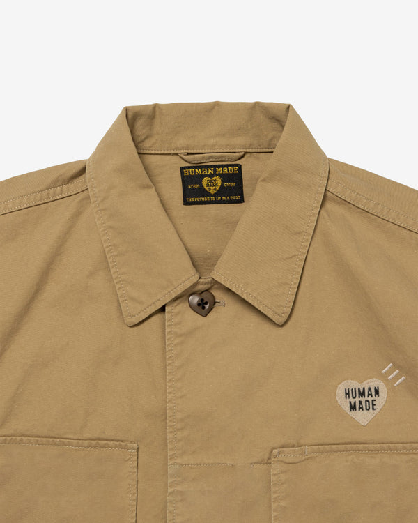 Human Made - Men's Patched Military Shirt - (Beige)