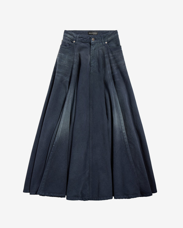 Balenciaga - Women's Godet Maxi Skirt - (Navy)