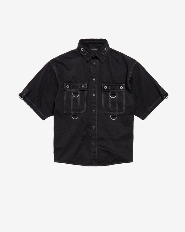 Balenciaga - Men's D-ring Cargo Shirt - (Lightweight Black)