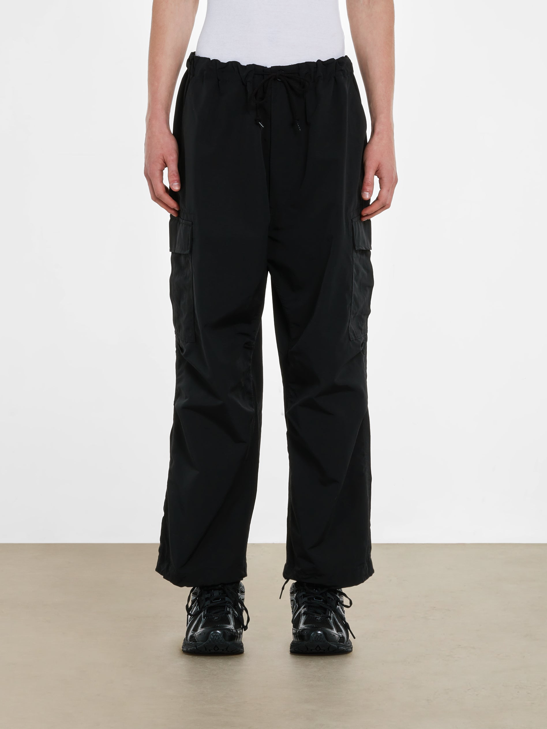 Comme Des Garçons Homme - Men's Polyester Cargo Pants - (Black)