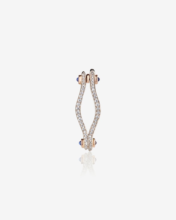 Hannah Martin - Tension Earring - (White Gold)