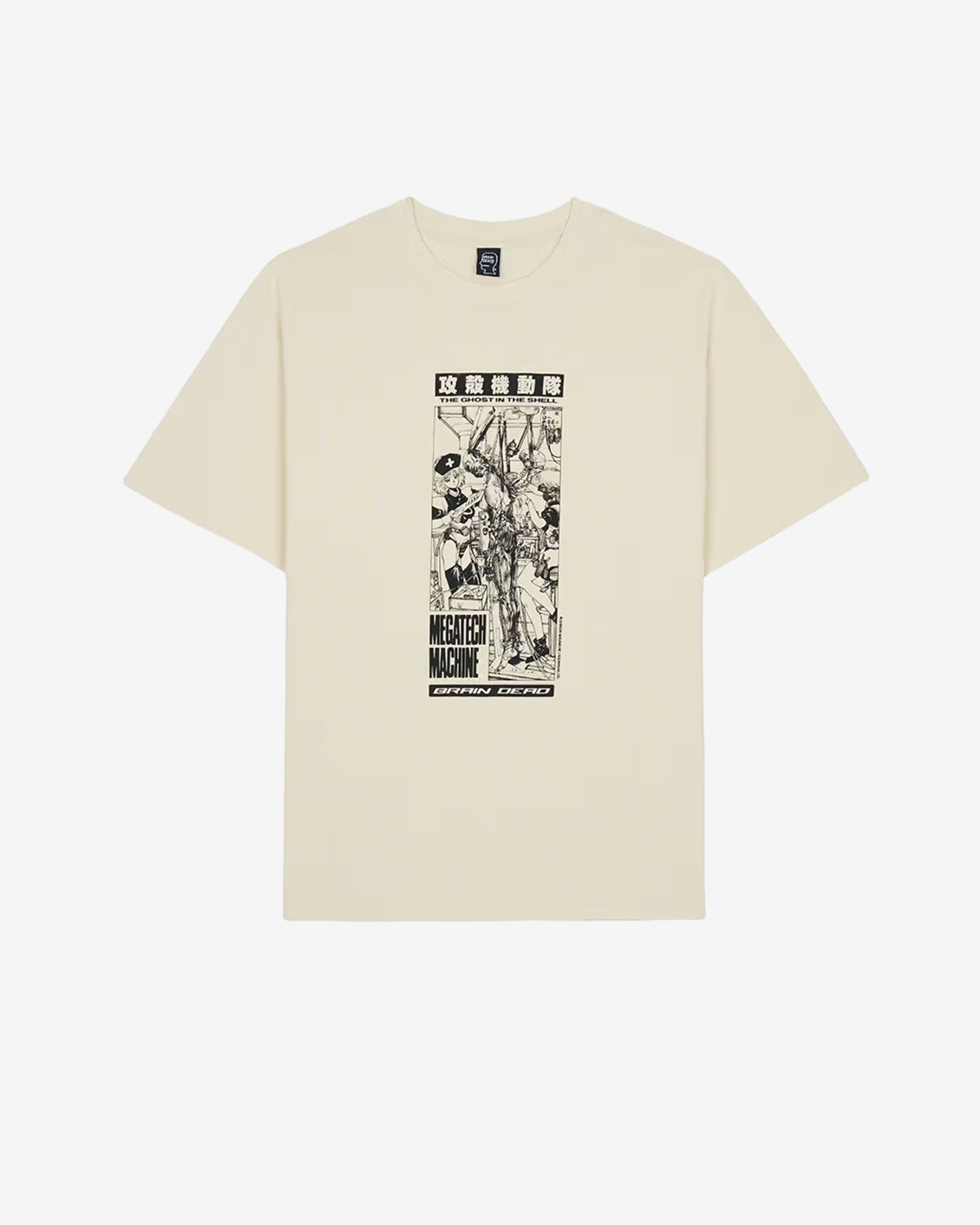 Brain Dead - Ghost In The Shell Men's Megatech Machine T-shirt - (Natural) view 1, Click to Zoom in