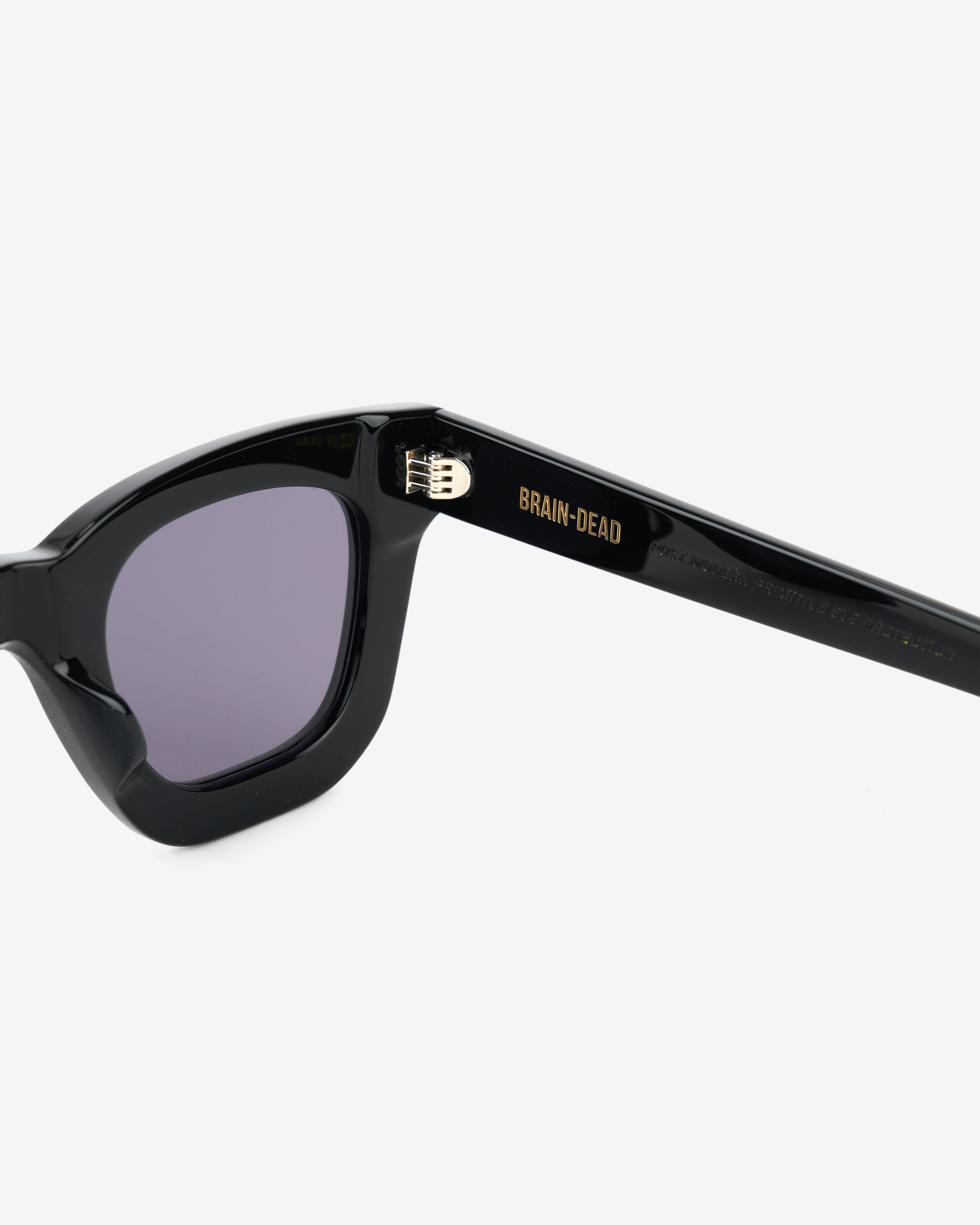 Brain Dead: Elia Sunglasses (Black) | DSMNY E-SHOP